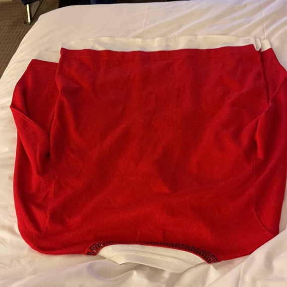 Karl Lagerfeld twofer top Medium Red & black worn once - Picture 7 of 9